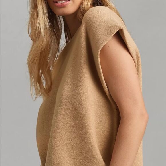 New Cap Sleeve Cotton Knit Crew Neck Tank Top Shirt Lightweight Loose Knit Top - Picture 10 of 16